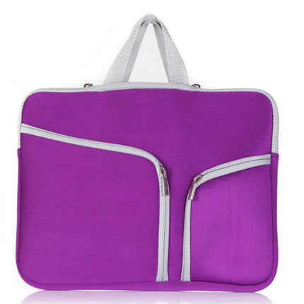 T228 Diving Material Computer Bag Multi-pocket Laptop Liner Bag, Size: 11 Inch(Purple)-garmade.com