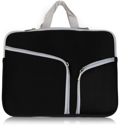 T228 Diving Material Computer Bag Multi-pocket Laptop Liner Bag, Size: 11 Inch(Black)-garmade.com