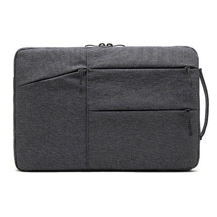 Zipper Type Polyester Business Laptop Liner Bag, Size: 11.6 Inch(Dark Gray)-garmade.com