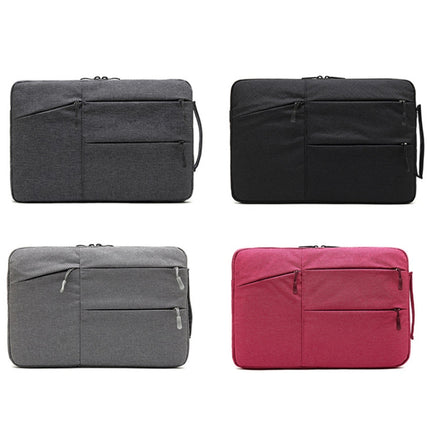 Zipper Type Polyester Business Laptop Liner Bag, Size: 13.3 Inch(Rose Red)-garmade.com
