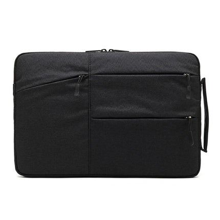 Zipper Type Polyester Business Laptop Liner Bag, Size: 15.6 Inch(Black)-garmade.com
