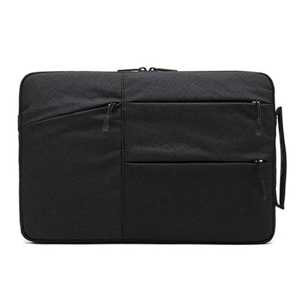 Zipper Type Polyester Business Laptop Liner Bag, Size: 14 Inch(Black)-garmade.com