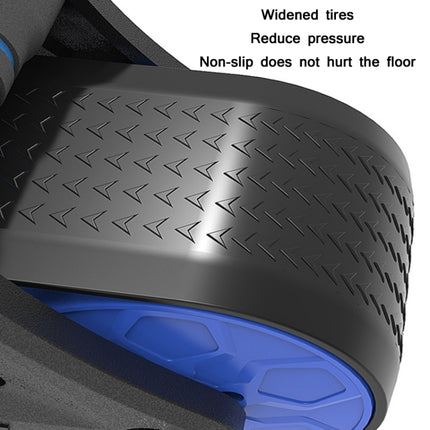 Automatic Rebound Double Wheel Abdominal Fitness Wheel(Blue)-garmade.com