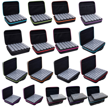 Multifunctional Portable Diamond Painting Tool Set Storage Bag, Style: 30 Grid (Purple)-garmade.com