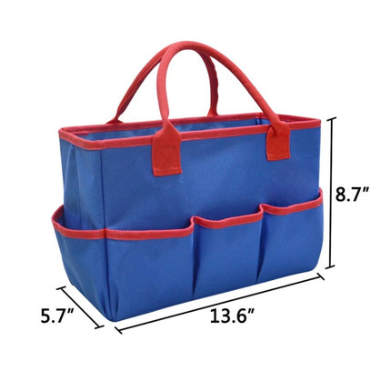 Teacher Stationery Storage Bag Gardening And Pruning Tool Bag(Blue)-garmade.com