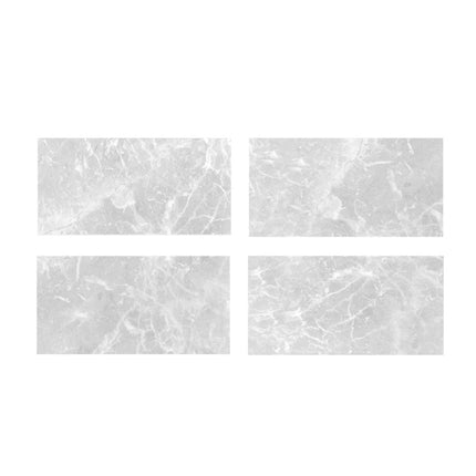 4 PCS Crystal Film Wall Tile Sticker Imitation Marble Pattern Wall Sticker(DLS022)-garmade.com