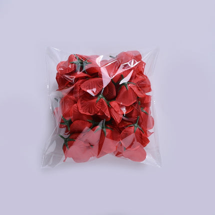 50pcs /Pack Simulation Rose Wedding Home Decoration Petals(Red)-garmade.com