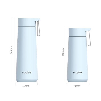 Saylee 304 Stainless Steel Portable Thermos Cup, Capacity: 350ml(Blue)-garmade.com