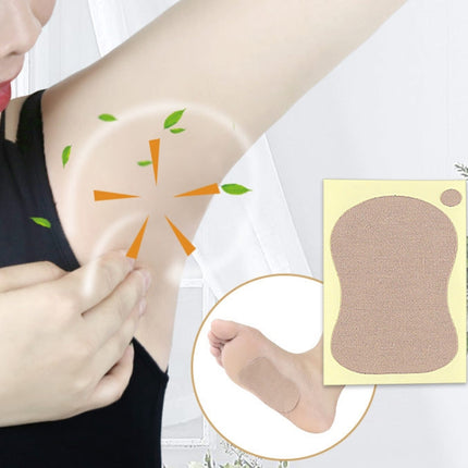 10 PCS Summer Underarm And Soles of Feet Sweat-Absorbing Stickers For Men And Women(Complexion)-garmade.com