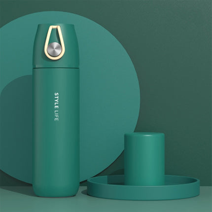 Saylee 304 Stainless Steel Vacuum Thermos Cup, Capacity: 450ml(Green)-garmade.com