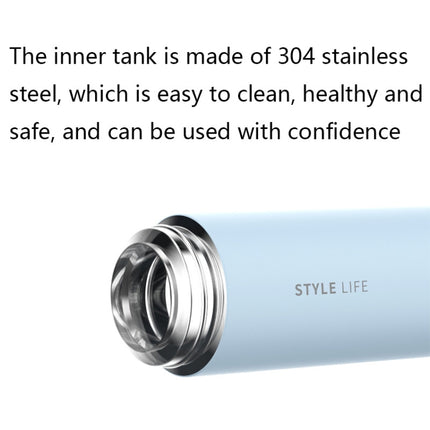 Saylee 304 Stainless Steel Vacuum Thermos Cup, Capacity: 450ml(Green)-garmade.com