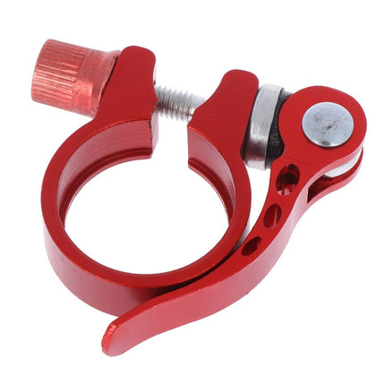 5 PCS Bicycle Accessories Quick Release Clip Road Bike Seatpost Clamp, Size: 28.6mm(Red)-garmade.com