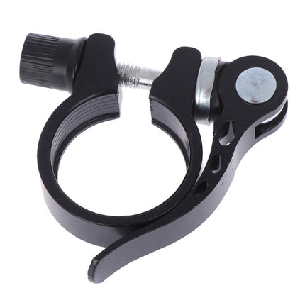 5 PCS Bicycle Accessories Quick Release Clip Road Bike Seatpost Clamp, Size: 34.9mm(Black)-garmade.com
