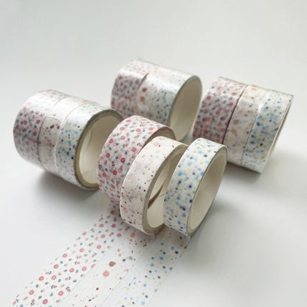 3 Sets/9 Rolls 4585 3m Paper Bronzing Hand Account Tape Set(Small Bits)-garmade.com