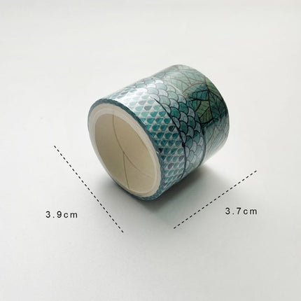 3 Sets/9 Rolls 4585 3m Paper Bronzing Hand Account Tape Set(Flower Leaves)-garmade.com
