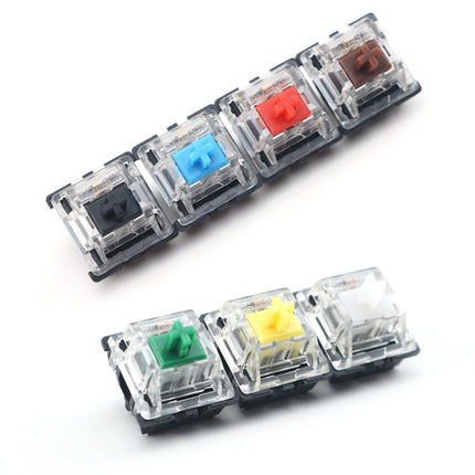 10 PCS Gateron G Shaft Black Bottom Transparent Shaft Cover Axis Switch, Style: G5 Foot (Red Shaft)-garmade.com