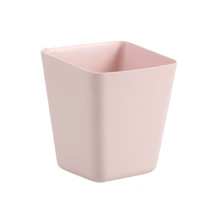 4 PCS Home Cart Back Hanging Plastic Storage Basket(Pink)-garmade.com