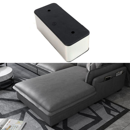 LH-SFJD001 5cm Stainless Steel Sofa Booster Pad, Style: Rectangular(Bright)-garmade.com