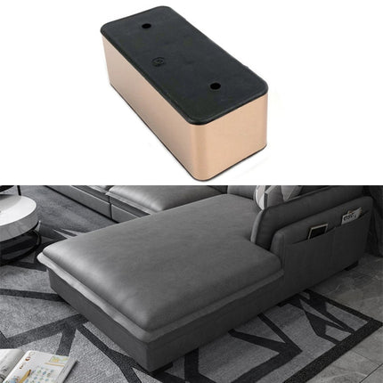 LH-SFJD001 5cm Stainless Steel Sofa Booster Pad, Style: Rectangular(Rose Gold)-garmade.com