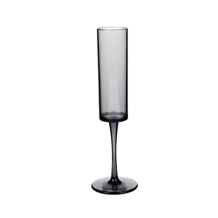 165ml Household Acrylic Champagne Glasses(Black)-garmade.com