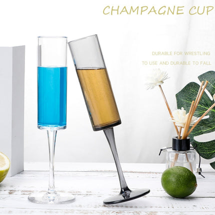 165ml Household Acrylic Champagne Glasses(Transparent)-garmade.com