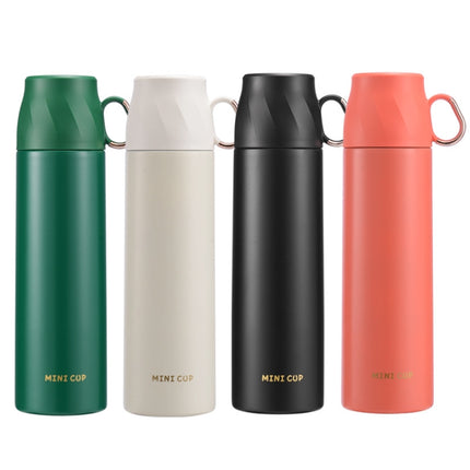 500ml 304 Stainless Steel Handy Cup with Lid Vacuum Insulation Cup(Green)-garmade.com