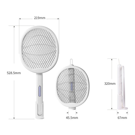 USB Household Electric Mosquito Swatter Purple Light Mosquito Attracting Lamp(Grey)-garmade.com