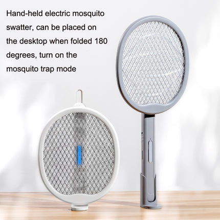 USB Household Electric Mosquito Swatter Purple Light Mosquito Attracting Lamp(Green)-garmade.com