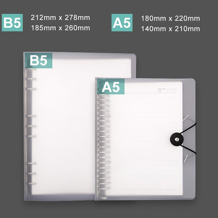 Transparent Matte PP Soft Shell Cover Hand Accountive Page, Style: A5 Cornell Core-garmade.com