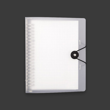 Transparent Matte PP Soft Shell Cover Hand Accountive Page, Style: A5 Mesh Core-garmade.com