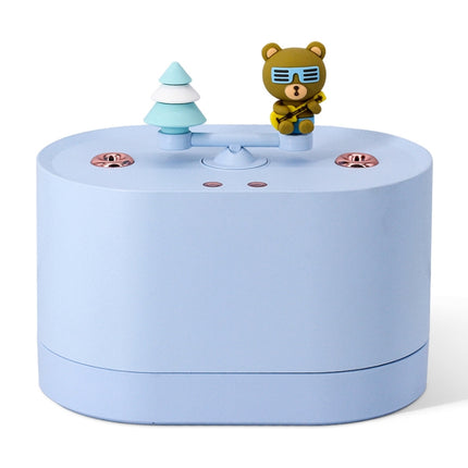 Geometry Band Music Box Large Fog Volume Hydrating Humidifier, Style: Charging Model(Blue)-garmade.com