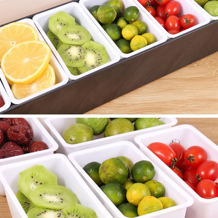 Large Capacity Compartmentalized Fruit Box, Specification: Three Grids-garmade.com