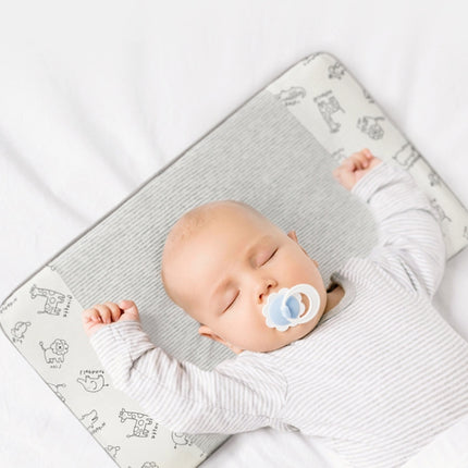 Baby Growth Pillow Slow Rebound Memory Foam Pillow, Dimensions: 46 x28.5 x1/3cm(Green)-garmade.com