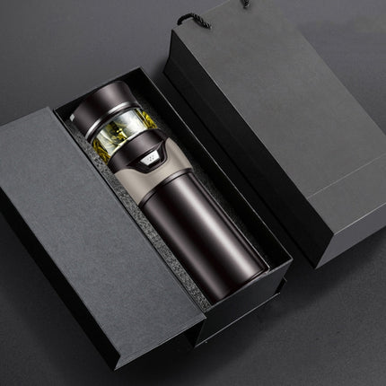 101-500ML Insulation Cup Tea Water Separation Tea Cup,Style: Coffee+Gift Box-garmade.com
