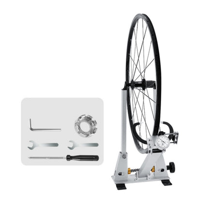 WEST BIKING Bicycle Wheel Correction and Adjustment Station(Silver)-garmade.com