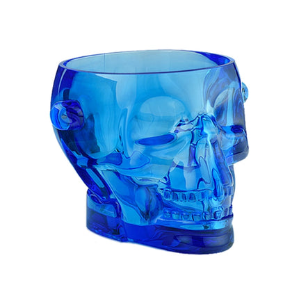 1.5L Acrylic Bar Skull Shape Ice Bucket(Blue)-garmade.com