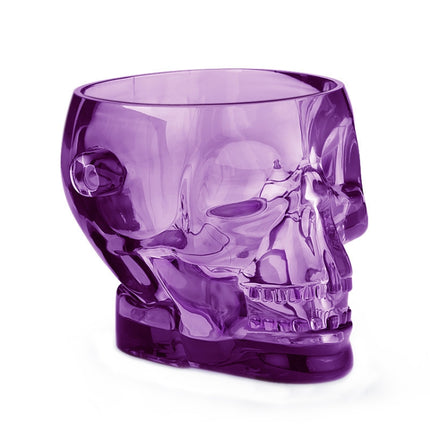 1.5L Acrylic Bar Skull Shape Ice Bucket(Purple)-garmade.com