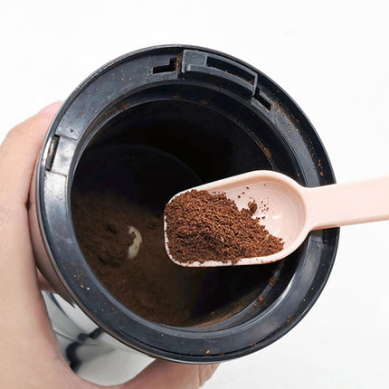 20 PCS Coffee Bean Grinder Spoon Grinder Cleaning Brush With Scale(Black Handle Black Hair)-garmade.com