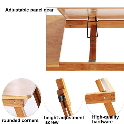 Bed Computer Desk Folding Desk Lifting Writing Desk With Cup Slot ,Size: Large-garmade.com