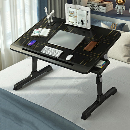 N6 Liftable and Foldable Bed Computer Desk, Style: Drawer+Shelf+USB-garmade.com