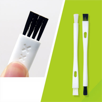 15 PCS Double-ended Cleaning Brush Coffee Maker Grinder Small Bristle Brush(Random Color Delivery)-garmade.com