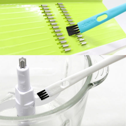 15 PCS Double-ended Cleaning Brush Coffee Maker Grinder Small Bristle Brush(Random Color Delivery)-garmade.com