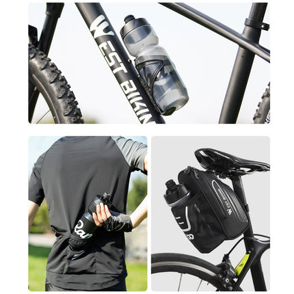 Rapha Bike Leakproof And Dustproof Fitness Cycling Water Bottle, Colour: Black 610ml-garmade.com