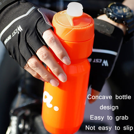 Rapha Bike Leakproof And Dustproof Fitness Cycling Water Bottle, Colour: White 610ml-garmade.com