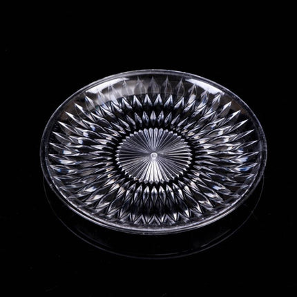 5 PCS Acrylic Round Transparent Fruit Dish, Diameter: 15cm(Crystal)-garmade.com