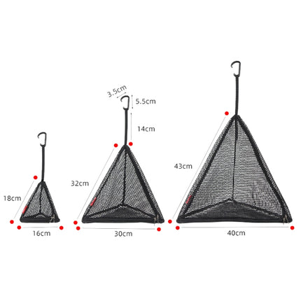 CLS Outdoor Triangular Foldable Storage Mesh Bag M-garmade.com