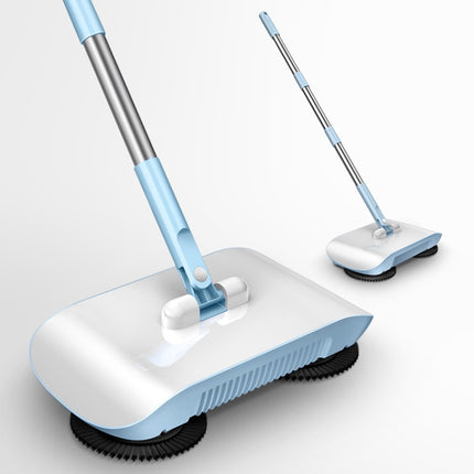 X2 Gear-assisted Walk-behind Sweeper, Specification: with 1 Rag(Blue)-garmade.com