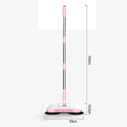 X2 Gear-assisted Walk-behind Sweeper, Specification: with 1 Rag(Pink)-garmade.com