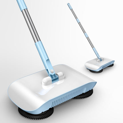 X2 Gear-assisted Walk-behind Sweeper, Specification: with 3 Rags(Blue)-garmade.com