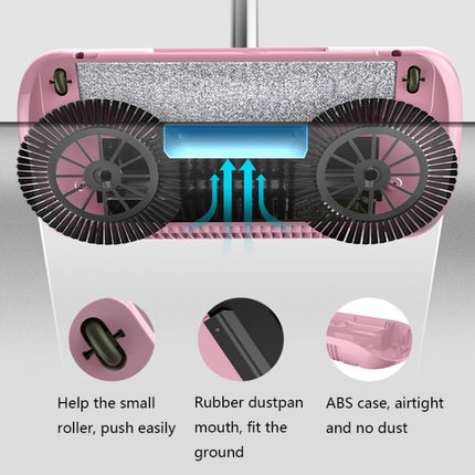 X2 Gear-assisted Walk-behind Sweeper, Specification: with 3 Rags(Pink)-garmade.com